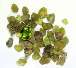 peridot gemstone collection