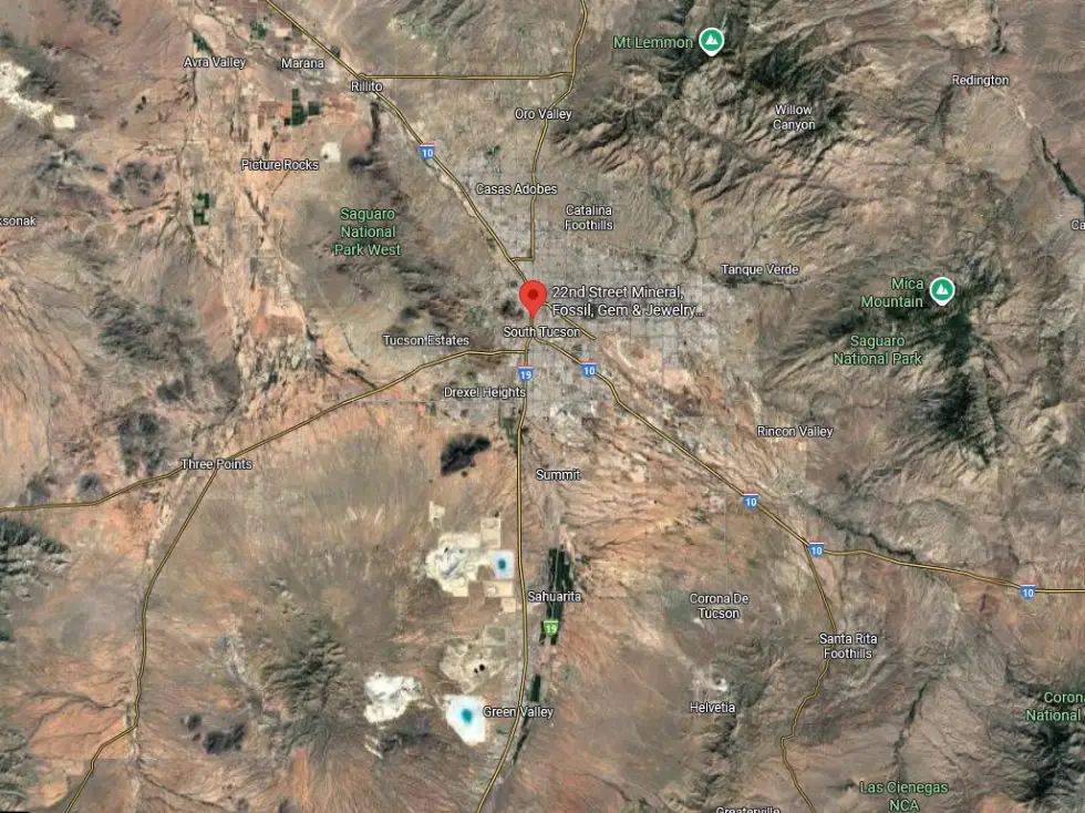 The Tucson Gem Show on 22nd Street Map